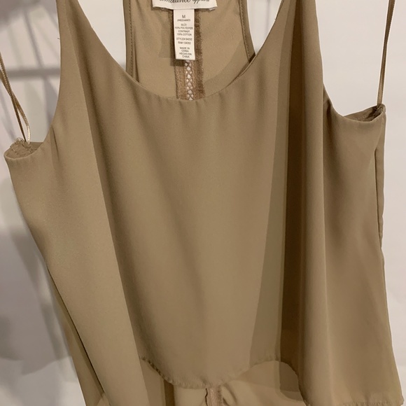 Ambiance Cropped Spaghetti Strapped Blouse - Picture 5 of 9